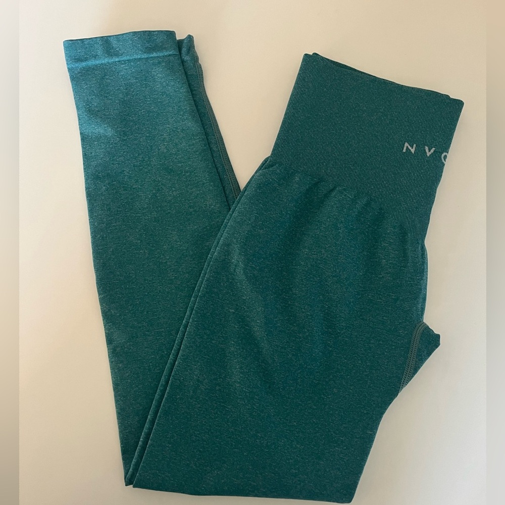 NVGTN teal leggings size xs